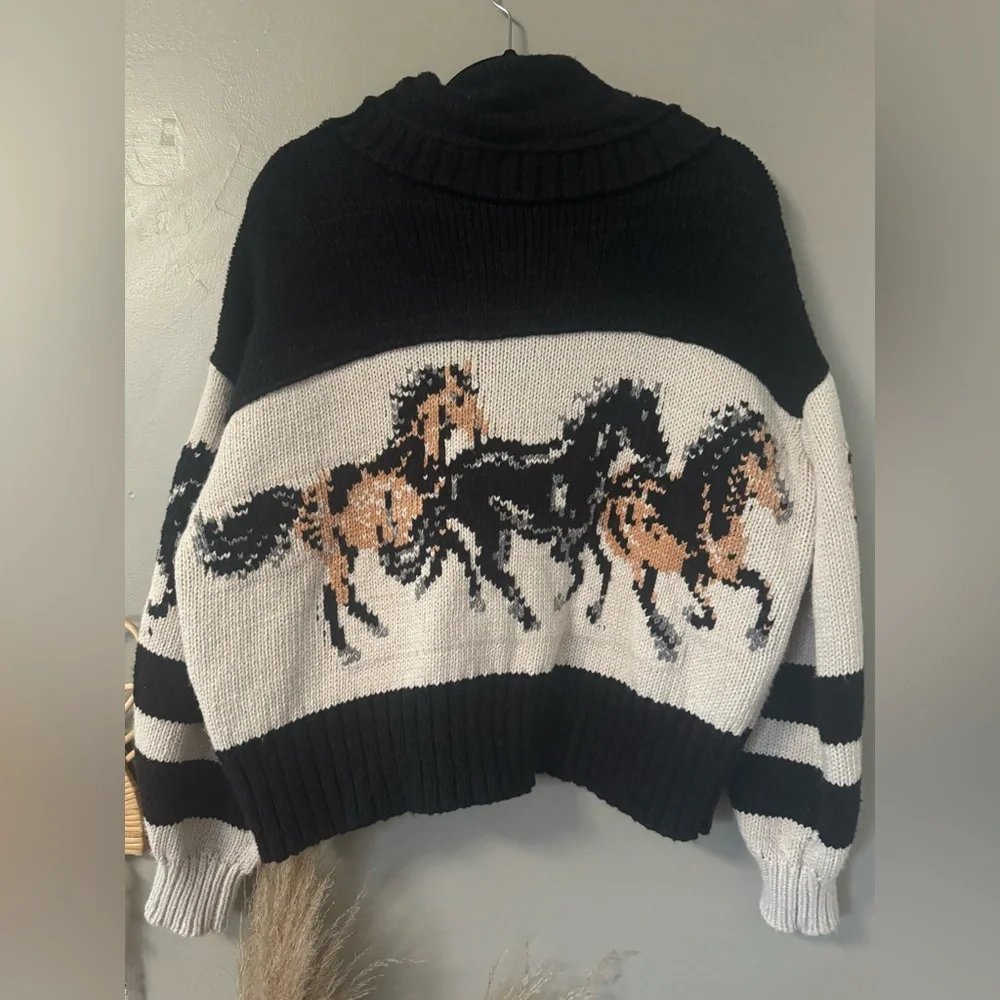 Pilcro Black Knit Sweater - Picture 4 of 5